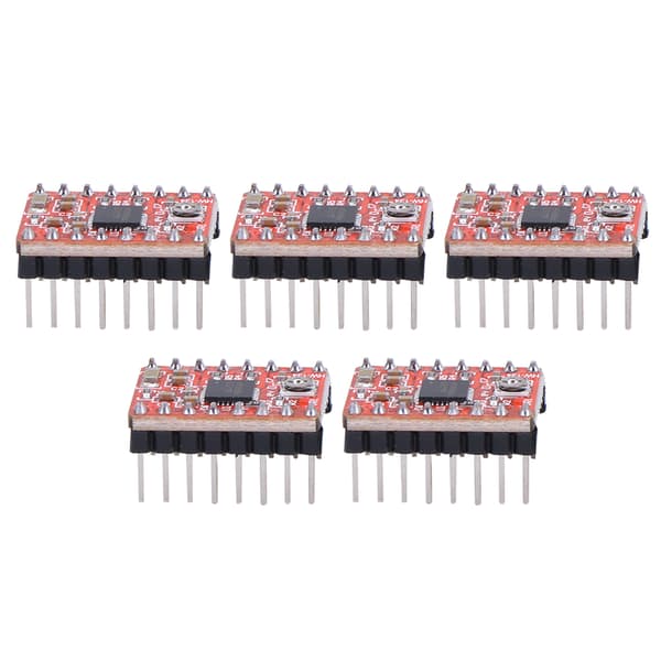 5 stk. stepper motordrivermodul til Ramps 1.4 A4988 3D-printertilbehør