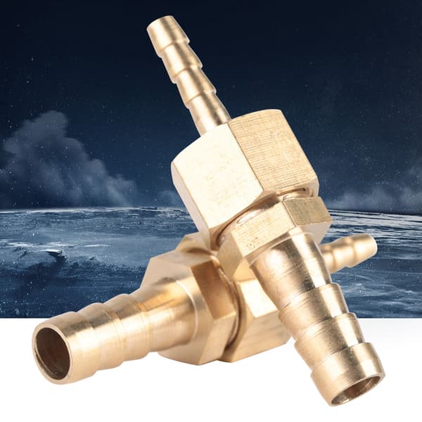2 stk. 4-6 mm messingfittings slangestuds reduktionspropforbindelse
