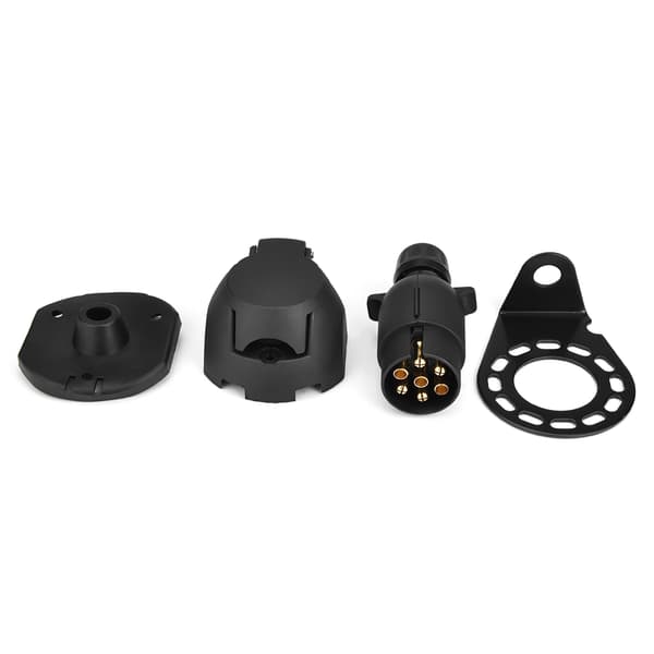 12V 7-vejs RV Trailer Stik Adapter Holder til Campingvogn Trækstang
