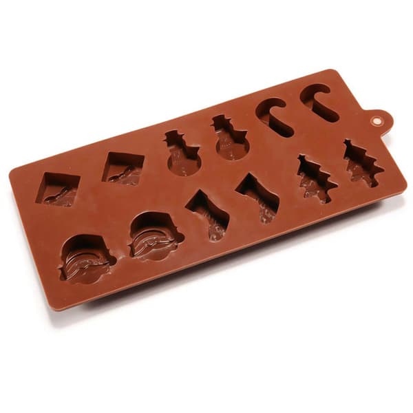 Juleform Silikone Chokoladeform Non-stick Bageform