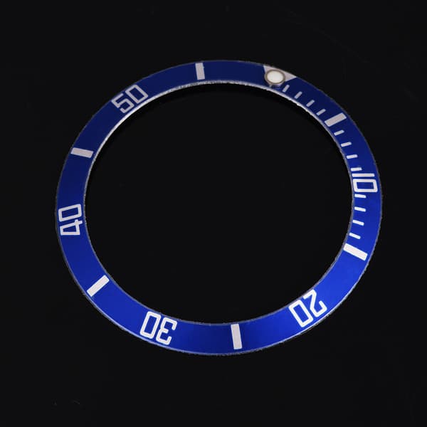 Klocka Armbandsur Aluminium Material Loop Bezel Insert Ring Ersättningsdel (Blå)