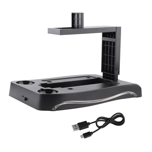 PS4 VR Controller Opladningsdockingstation med dobbelt opladerbase, holder til PlayStation VR Motion Controllers