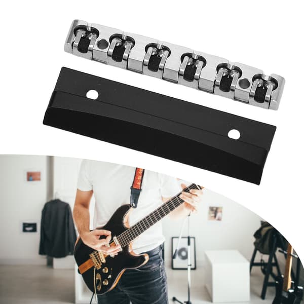 Elgitarr Roller Nut 43mm Rostfritt Stål Stall Del för Tele Style