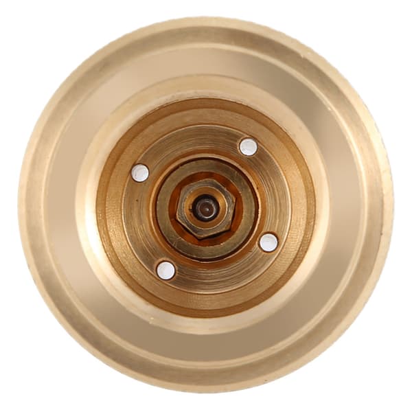 Messing CO2-adapter udskiftningstankbeholderkonvertering (guld)