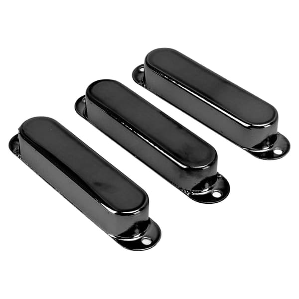 3-pack elgitarr single coil pickup-skydd koppar svart musikdelar set kit