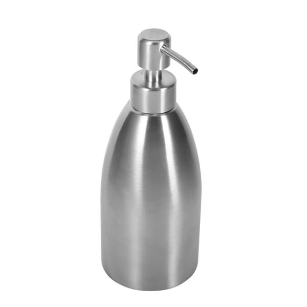 500 ml sæbedispenser i rustfrit stål til køkkenvask, badeværelse, shampoo-boks, sæbebeholder