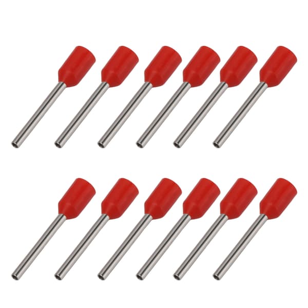 1000 STK Isolerede Ferrule Terminaler Stift Kobber Krympeforbindelse til AWG 22 Elektrisk Ledning E0512