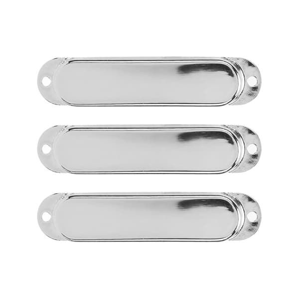 3-pack elgitarr single coil pickup-skydd koppar gitarrtillbehörssats silver