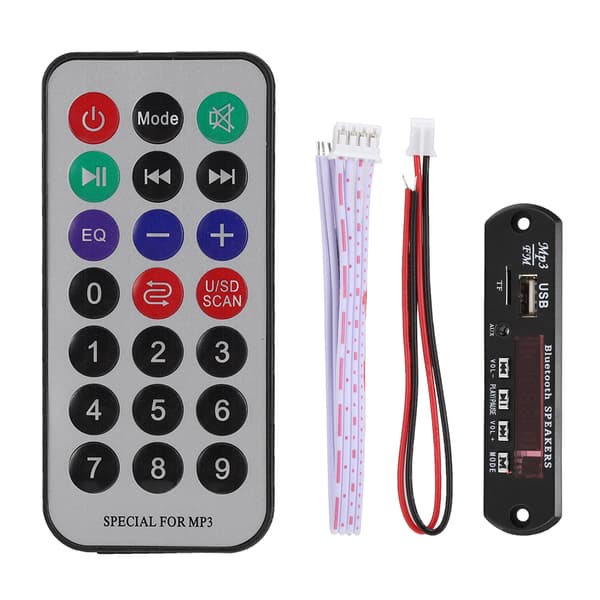 Bluetooth 5.0 MP3-afspillerkort, tabsfri WMA WAV APE-dekoder, FM-radio, understøttelse af USB-flashdrev
