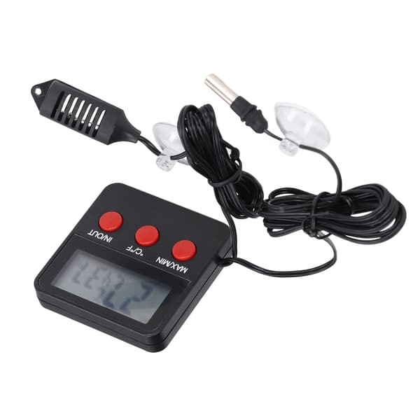 Fugtighedstemperaturmåler Mini Termometer Digital Display Temp Sensor Måler Hygrometer DTH‑74