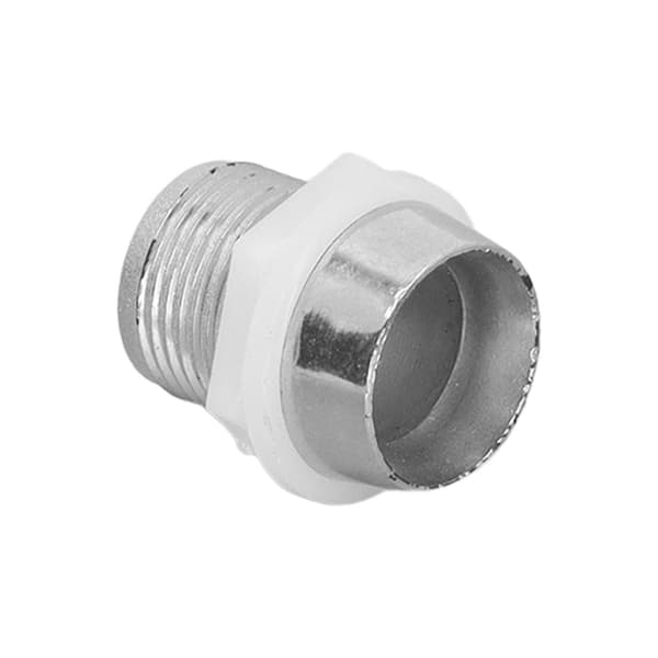 100 STK LED-holder 0,3 tommer plast forkromet stabil lysdiode fatning base til DIY-indikator