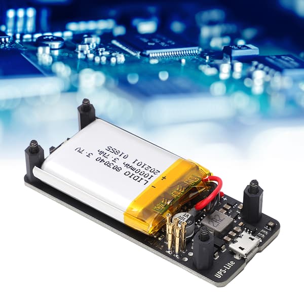 UPS HAT Power Board Batterioplader Modul til Raspberry Pi Zero, 5V