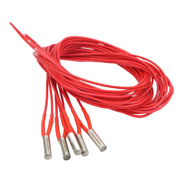 5 stk. varmepatron DC 24V 40W rustfrit stål 6x20mm tilbehør til 3D-printer 1m / 3.28ft