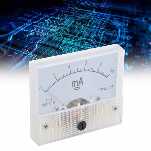 85C1 DC 0-10MA Pointer Amperemeter Hoved Amperemeter Panel Strømmåleinstrument