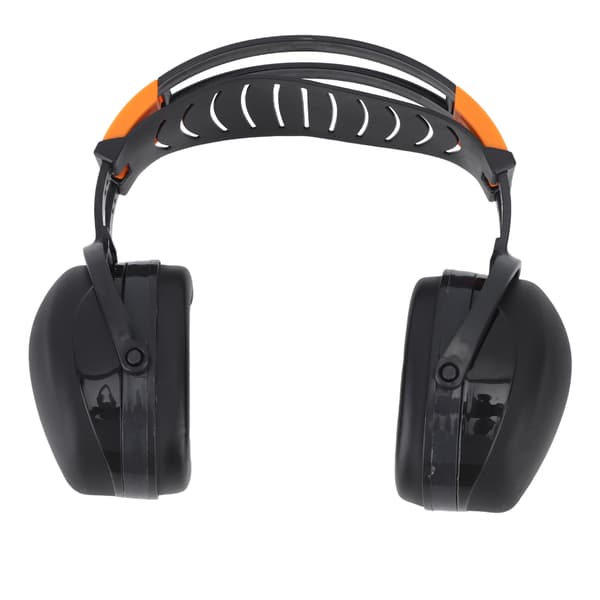 Sammenfoldelige høreværn, letvægts støjreducerende headset til skydning, græsslåning og havearbejde, sort