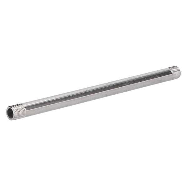 G1/4 udvendigt gevind 20 cm rørfittings i rustfrit stål Gevindrør til VVS