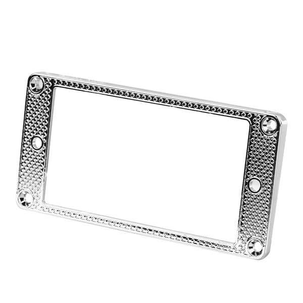 Silver Zinklegering Konturerad Gitarr Pickup Ram för Les Paul Elgitarr, Pro Monteringslist, 1-pack