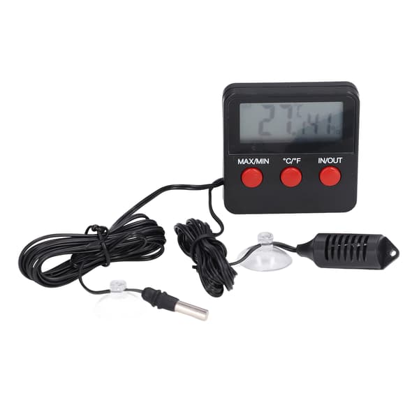 Fugtighedstemperaturmåler Mini Termometer Digital Display Temp Sensor Måler Hygrometer DTH‑74