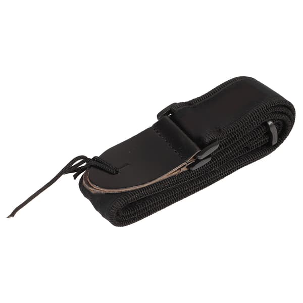 Bred nyloninstrumentrem för bas, akustisk elgitarr, ukulele, justerbar längd med klämma, 1-pack
