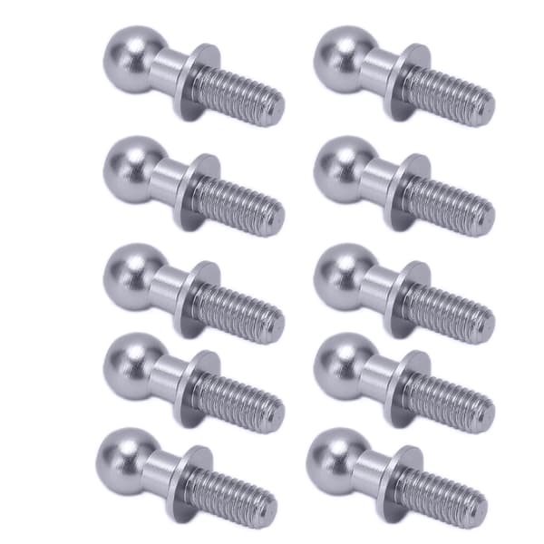 10 stk. Titanium Stål Kugleled Stangende Støddæmper Forbindelse til Tamiya TT01 TT02 RC Hobby Bil
