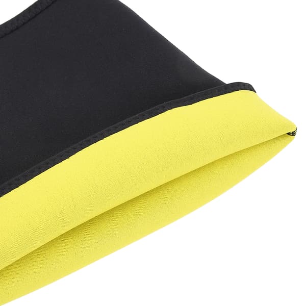 Lårkompressionsstöd Ärm Svettförstärkande Benstrumpor Hamstring Trimmer (Gul) XL