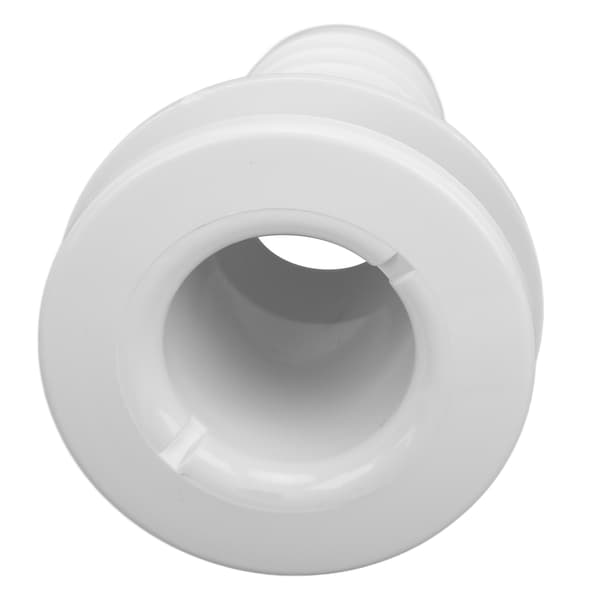 1-1/2 tum rak genomföring ABS marin båtslangadapter vit