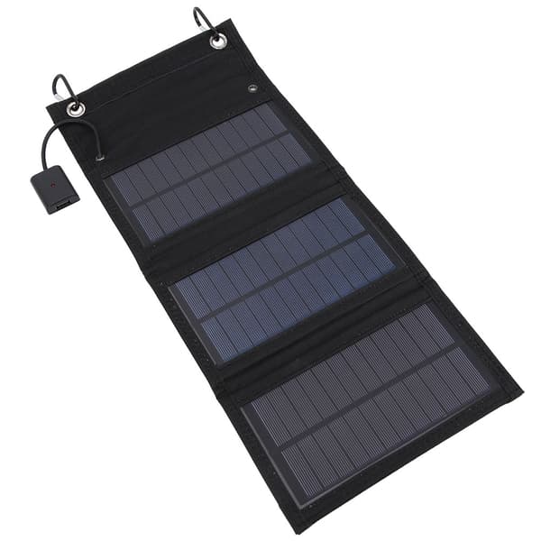 15W Bærbart Solpanel Sammenfoldeligt Sæt Vandtætte Solpaneler til Turisme og Vandreture