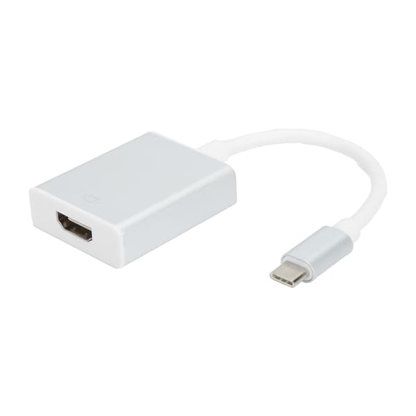 USB 3.1 Type-C til HDMI-adapter, han til hun-konverter til Huawei Matebook