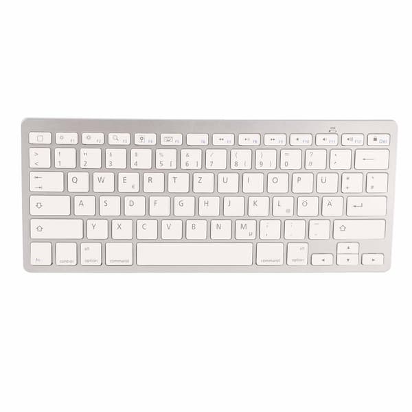Bluetooth-tangentbord Trådlöst Ultratunt Bärbart Tyst Universellt för iOS Android Windows Bärbar dator PC