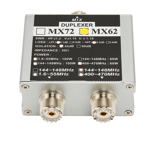 VHF UHF HF Kortbølge 3-vejs antennekombiner Duplexer til basestationstransceiver