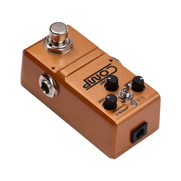 Rowin LN-333 Metallkompressor Gitarr Stompbox True Bypass FX Pedal 7.5x4.5x4cm 1-pack