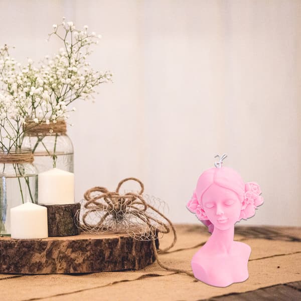DIY Silikone Lysform 3D Silikone Støbeform Lysfremstilling Form Dame Kropsform Silikoneform