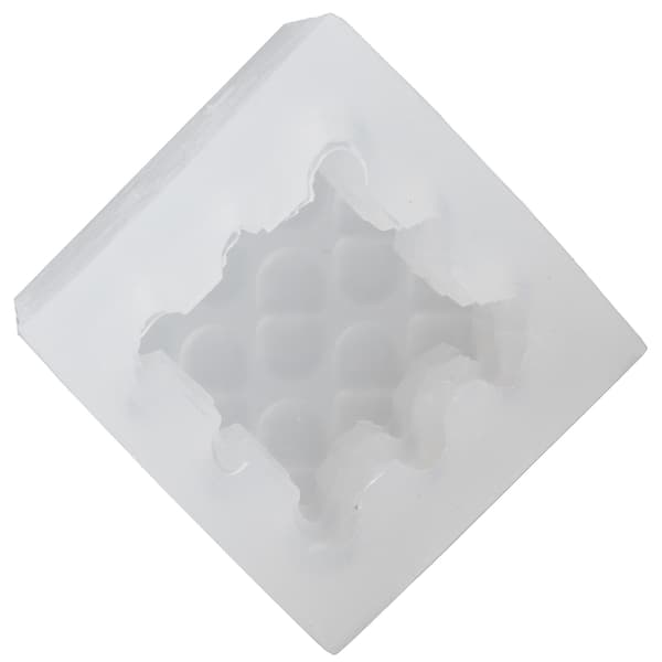 3D Hjerte Terning Aromaterapi Lys Silikoneform Fødevaregodkendte Lysforme til Bryllupper Jubilæer
