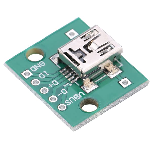 10 stk. Mini USB til DIP-adapterkort 5P til 2,54 mm printkort DIY USB-strømforsyning