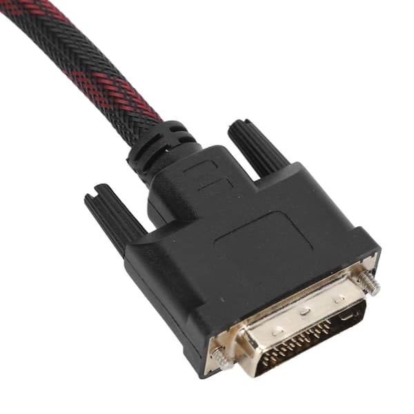 HDMI-DVI-D 24+1 -sovitinkaapeli 1,4 m Raspberry Pi:lle, 1,4 m videolinkkikaapeli