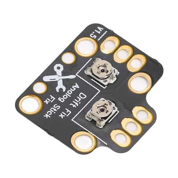 10 stk. 3D Analog Stick Drift Fix Modul Erstatningsjoystick til Xbox, PS4, Switch Controllere Sort