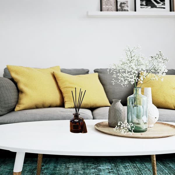 50 ml Reed Diffuser Tar Bort Lukt Eldfri Diffuserolja Naturlig Diffuser för Kontor