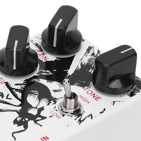 Metalventil Distortion Effektpedal Stompbox Musikinstrument Tilbehør