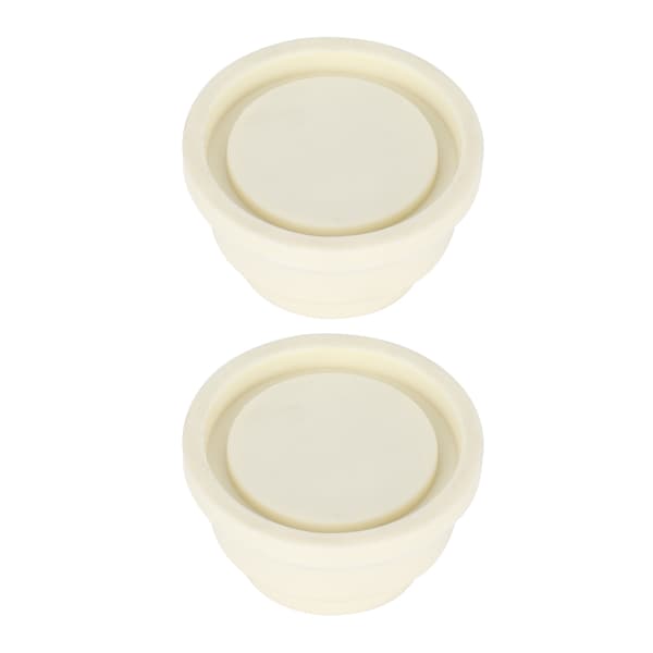 2-pack poolstege gummistötfångarlock, ersättningssäkerhetspluggar för poolsteg, poolutrustningstillbehör