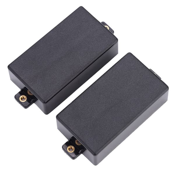 2 st elgitarr Humbucker Pickup-skydd förseglade gitarrreservdelar (svart)