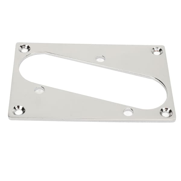 Single Coil Pickup Ramme til Elguitar - Flad Hvid Trimring, 1-pak Erstatningshardware