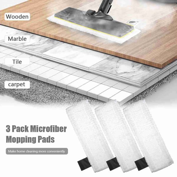3 st mikrofibermoppdynor ersättning för Karcher SC2 SC3 SC4 SC5 moppdukstillbehör