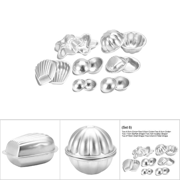 Håndlavede badebombeforme i aluminiumslegering til brusende håndværk DIY kageforme værktøjer