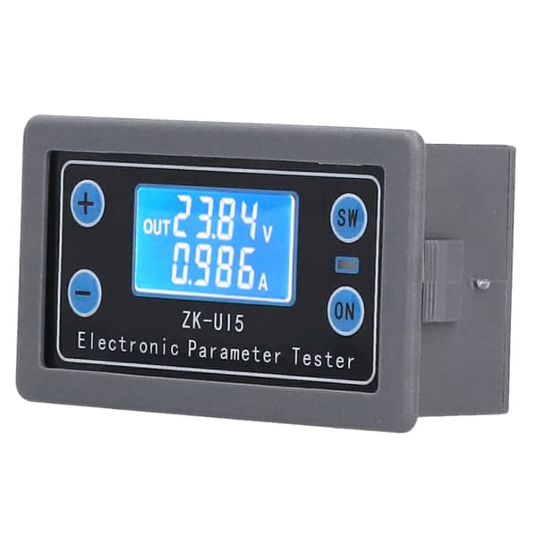 ZKU15 Multifunktionell LCD Digital Voltmeter Amperemeter, Spännings- och Strömtestare med Display