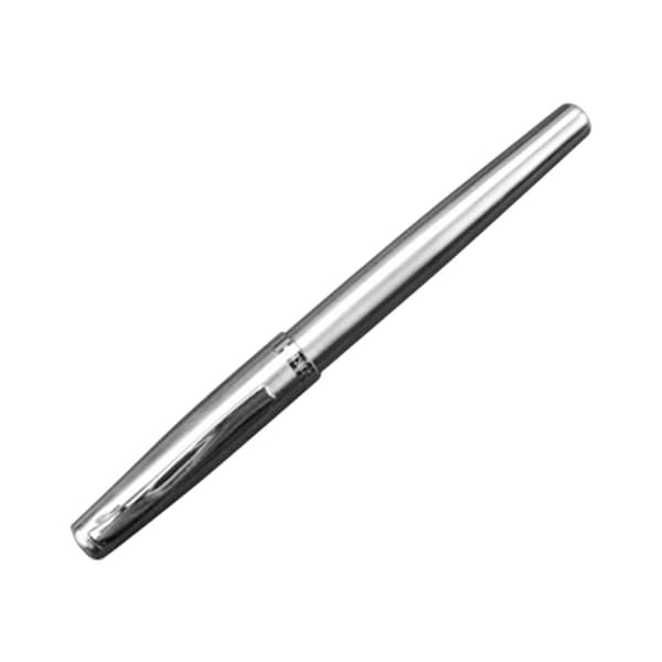 Kuglepen i rustfrit stål, rollerball-pen, gave til forretningsmøde