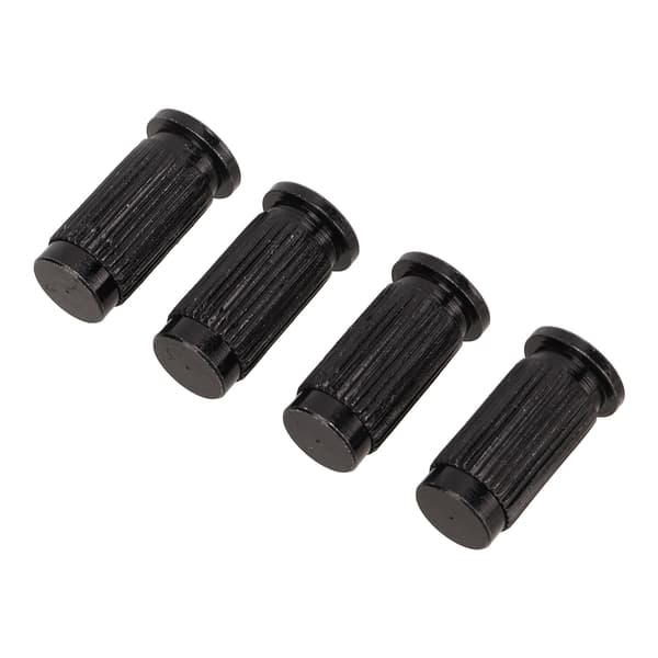 4-pack justerbara gitarrstallankare i metall, svarta fästen för elgitarrstränghållare