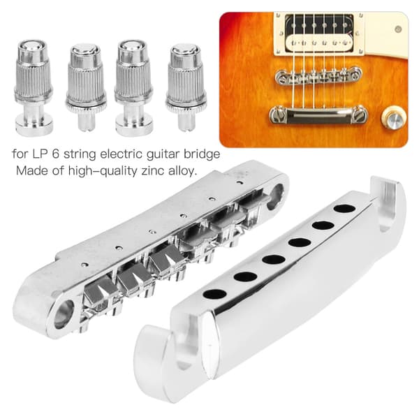 6-strängad fast stall-kit i zinklegering för LP elgitarrhårdvara