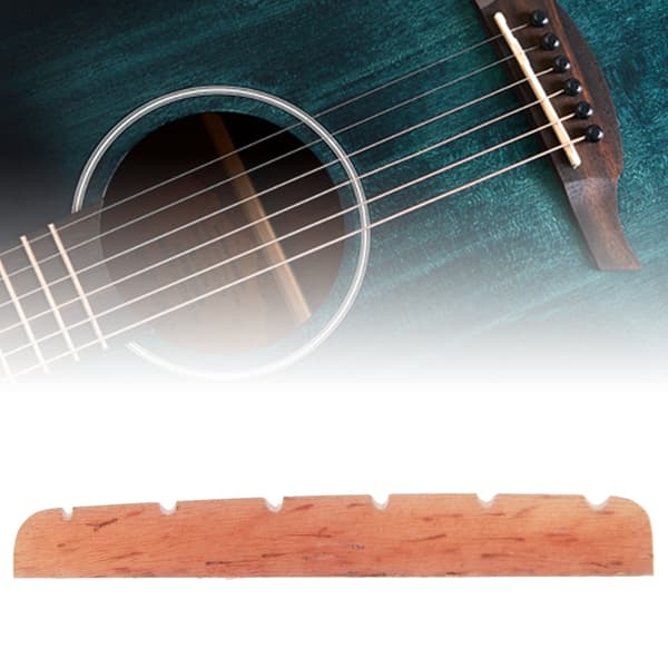 Akustisk Gitarrsadel Ljusgul Kamelben Reservdel 1 Styck 42mm