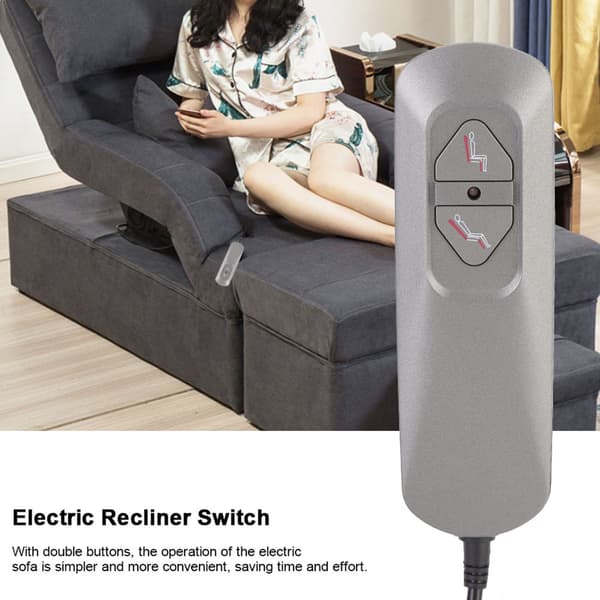 Elektrisk Recliner Stol Soffa lyft 2 Knappar Handkontroll 5V