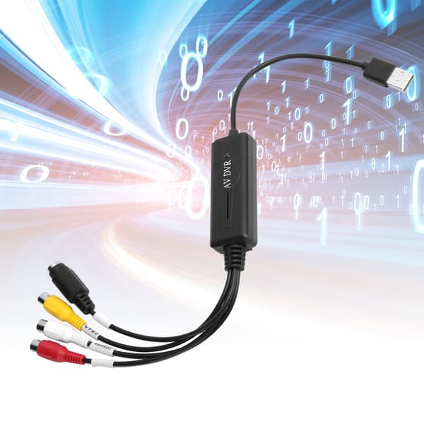 USB 2.0 Video Capture Card Audio Grabber Converter Adapter til Windows 10 PC Streaming